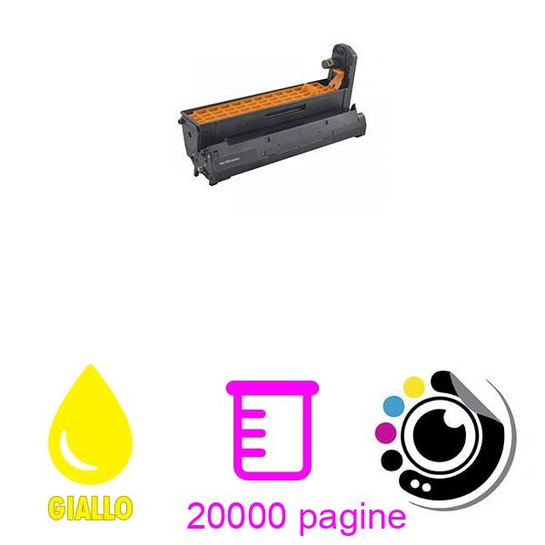 Compatible Tamburo OKI C610 / C710 / C711 / MC760 / MC770 / MC780 / ES6410 / ES7411 / ES7460 / ES7470 / ES7480 Giallo