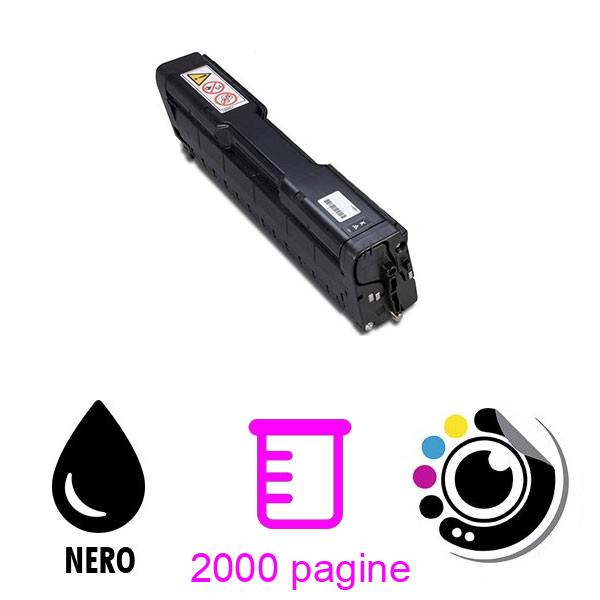 Compatibile Toner Ricoh Aficio SP-C220 / SP-C221 / SP-C222 / SP-C240 Nero 406094
