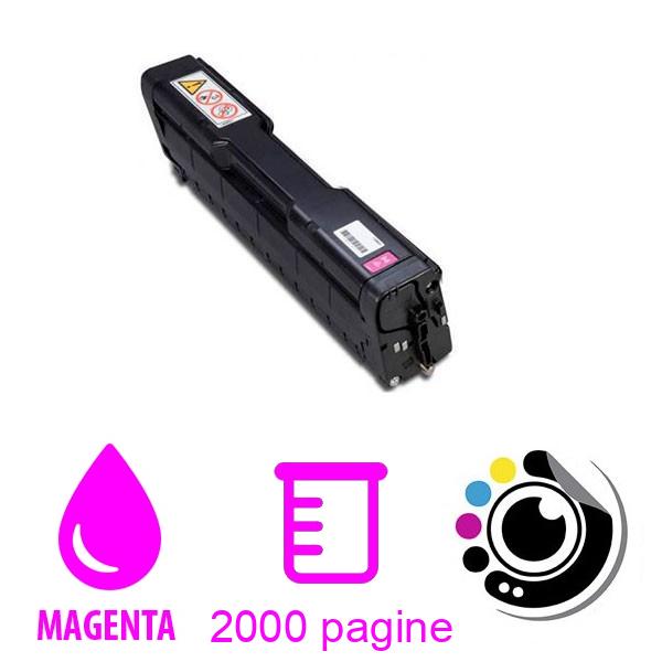 Toner compatibile Ricoh Aficio SP-C220 / SP-C221 / SP-C222 / SP-C240 Magenta 406099