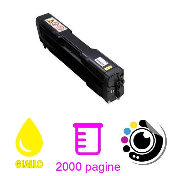 Compatibile Toner Ricoh Aficio SP-C220 / SP-C221 / SP-C222 / SP-C240 Giallo 406106