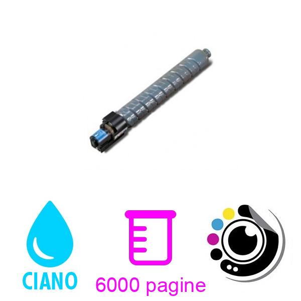 Compatibile Toner Ricoh Aficio MP-C306 / MP-C307 / MP-C406 Ciano 842096 MPC306 / MPC307 / MPC406