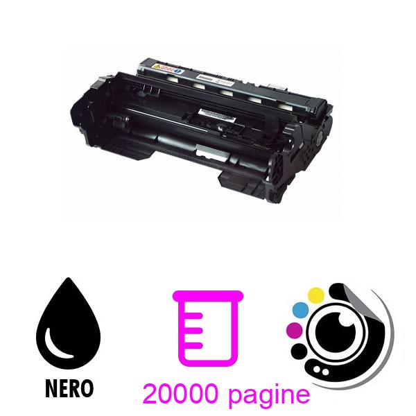 Compatibile Tamburo Ricoh Aficio SP3600, SP3610, SP4500, SP4510, SP4520, MP401SPF, MP402SPF Nero 407324