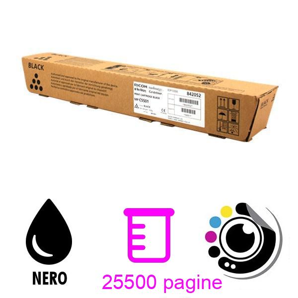 Toner Originale Ricoh Aficio MP-C4501 / MP-C5501 Nero 842048 / 841160