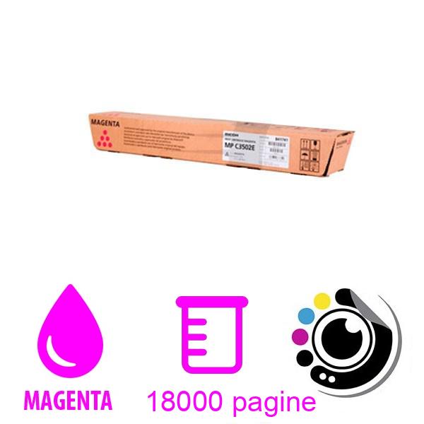 Toner Originale Ricoh Aficio MP-C3002 / MP-C3502 Magenta 841653 MPC3002 / MPC3502