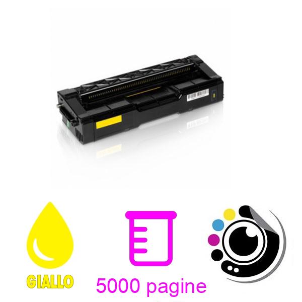 Compatibile Toner Ricoh Aficio SP-C340 / SP-C341 Giallo 407902 SPC340 / SPC341