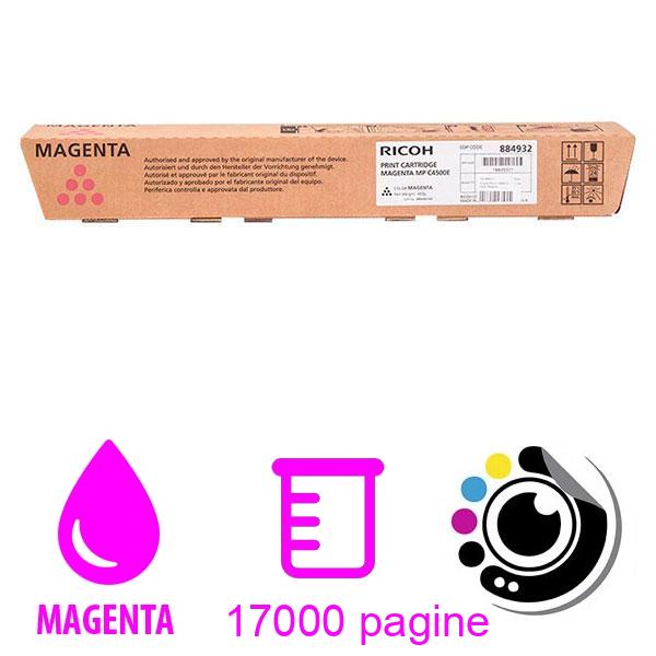 Toner Originale Ricoh Aficio MP-C3500 / MP-C4500 Magenta 884932 / 888610