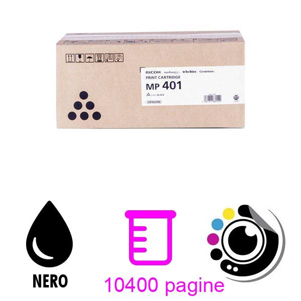 Toner Originale Ricoh mp 401 Nero 841887