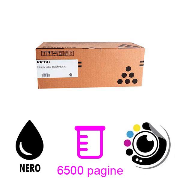 Toner Originale Ricoh Aficio SP C252E Nero 407716