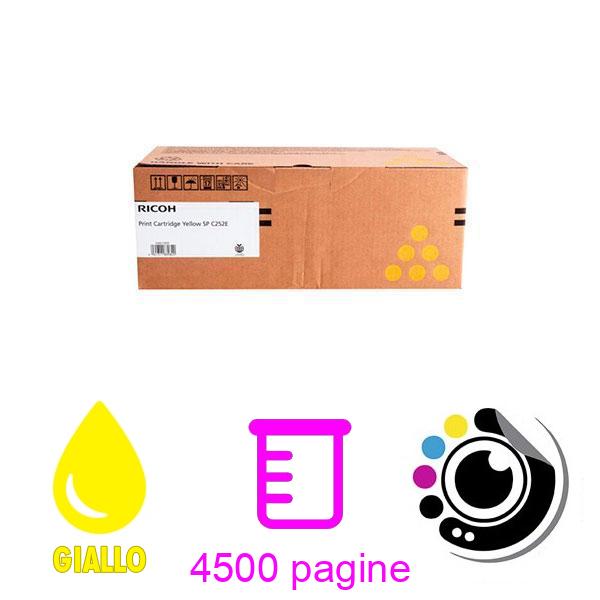 Toner Originale Ricoh Aficio SP C252HE Giallo 407534