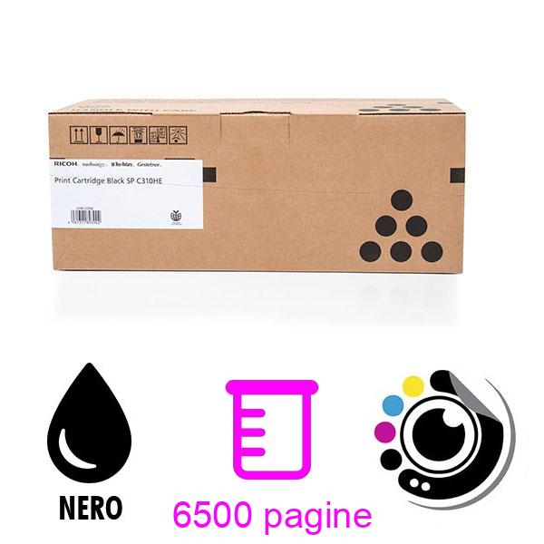 Toner Originale Ricoh aficio sp-c310he Nero 406479