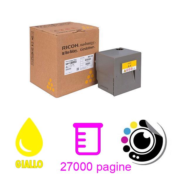 Toner Originale Ricoh MP-C6503/8003/6500/8000 Giallo 842193