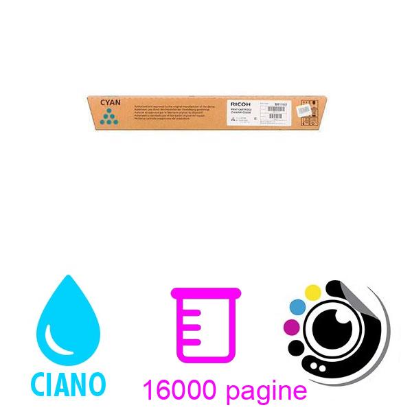 Toner Originale Ricoh SPC-830 Ciano 821124