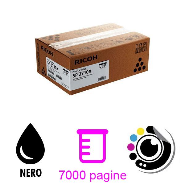 Toner Originale Ricoh Aficio SP3710X Nero 408285