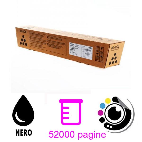 Toner Originale Ricoh C9100 Nero 828314