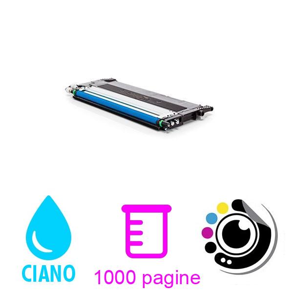 Compatibile Toner Samsung CLP360 / CLP365 / CLX3300 / CLX3305 / XPRESS C410 / XPRESS C460 Ciano CLT-C406S ST9