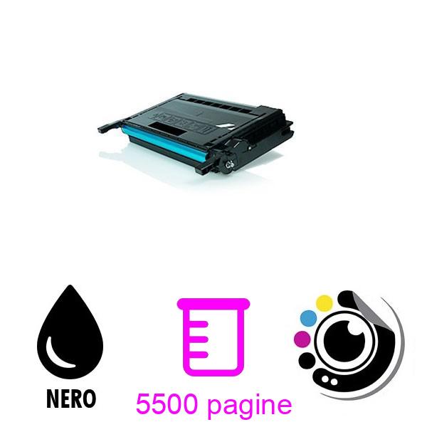 Toner compatibile Samsung CLP610 / CLP660 / CLX6200 / CLX6210 / CLX6240 Nero CLP-K660B