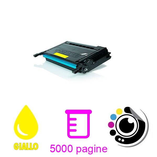 Compatibile Toner Samsung CLP610 / CLP660 / CLX6200 / CLX6210 / CLX6240 Giallo CLP-Y660B