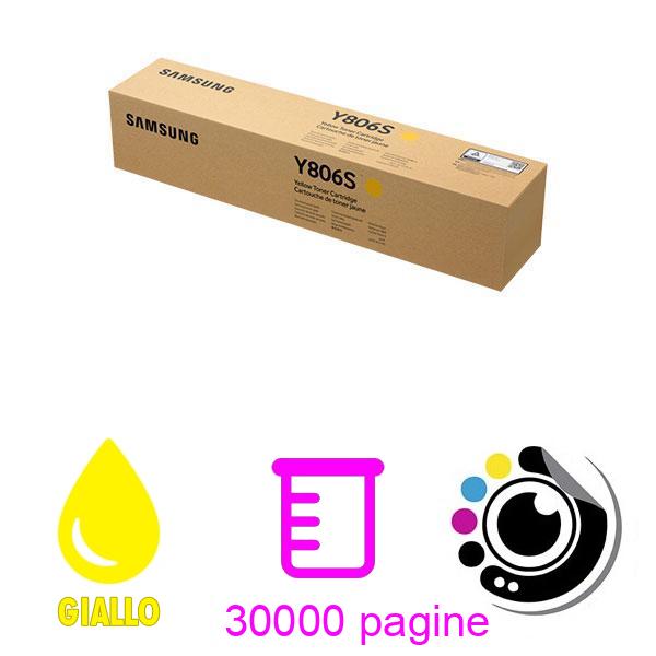 Toner Originale Samsung CLTY806S Giallo SS728A