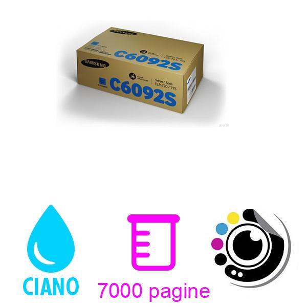 Toner Originale Samsung C6092S CLP-770/772 SU092S Ciano