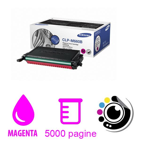 Toner Originale Samsung CLP-M660B Magenta senza scatola