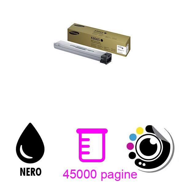 Original Toner Samsung CLTk806S Nero SS593A