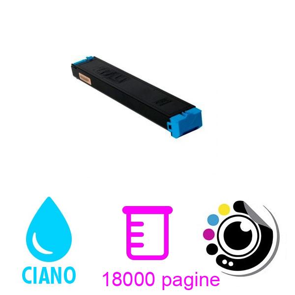 Compatibile Toner Sharp MX51 Ciano (MX-51GTCA)