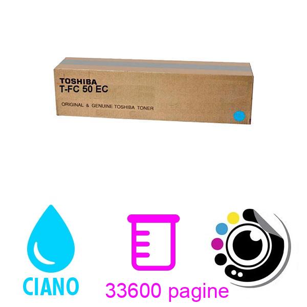 Toner Originale Toshiba TFC50E Ciano 6AJ00000113