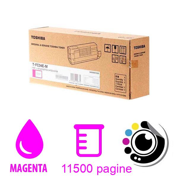 Toner Originale Toshiba T-FC34E Magenta 6A000001533