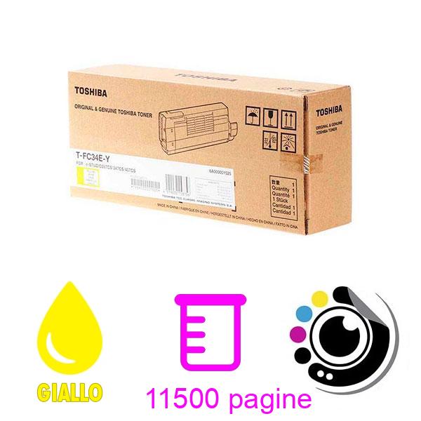 Toner Originale Toshiba T-FC34E Giallo 6A000001525