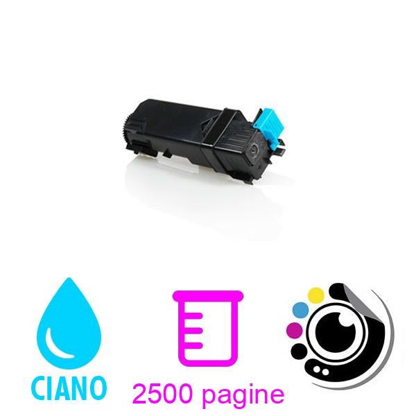 Toner compatibile Xerox Phaser 6128 Ciano 106R01452