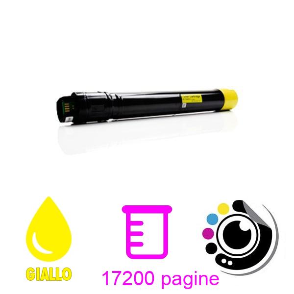 Toner compatibile Xerox Phaser 7800 Giallo 106R01568