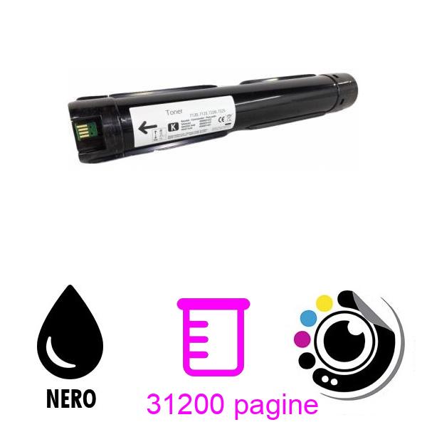 Compatible Xerox Toner VERSALINK c7100/c7120/c7125/c7130 Negro