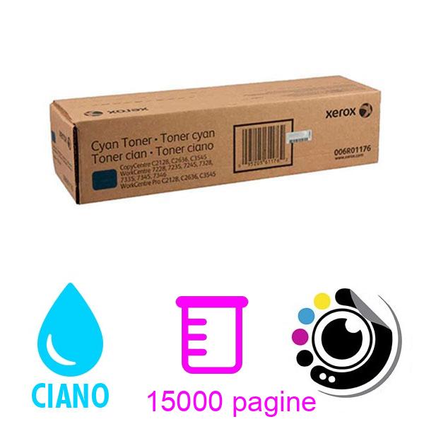 Toner Originale Xerox WorkCentre 7335 Ciano 006R01176