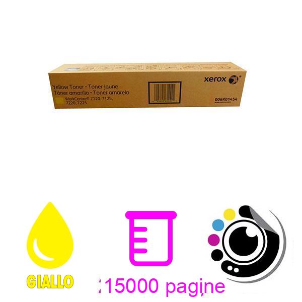 Toner Originale Xerox Workcentre 7120 / 7125 / 7220 / 7225 Giallo 006R01454