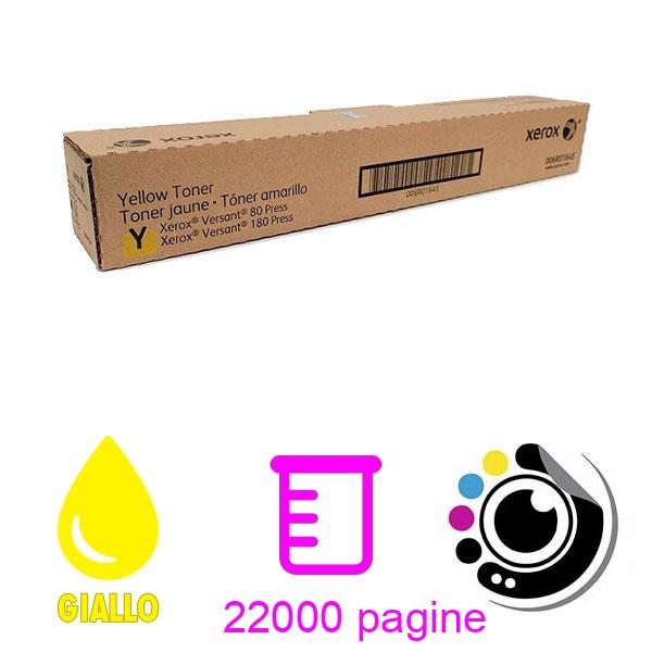 Toner Originale Xerox Versant 80 / 180/ 280 Press Giallo 006R01645 / 006R01856
