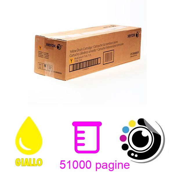 Originale Tamburo Xerox WorkCentre 7120 Giallo 013R00658