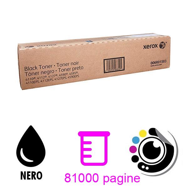 Toner Originale Xerox 4110/4112/4127 Nero 006R01583