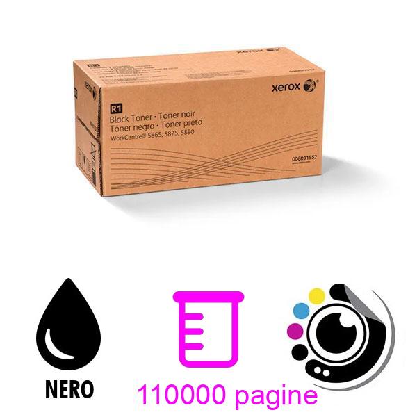 Toner Originale Xerox WorkCentre 5865/5875/5890 Nero 006R01552