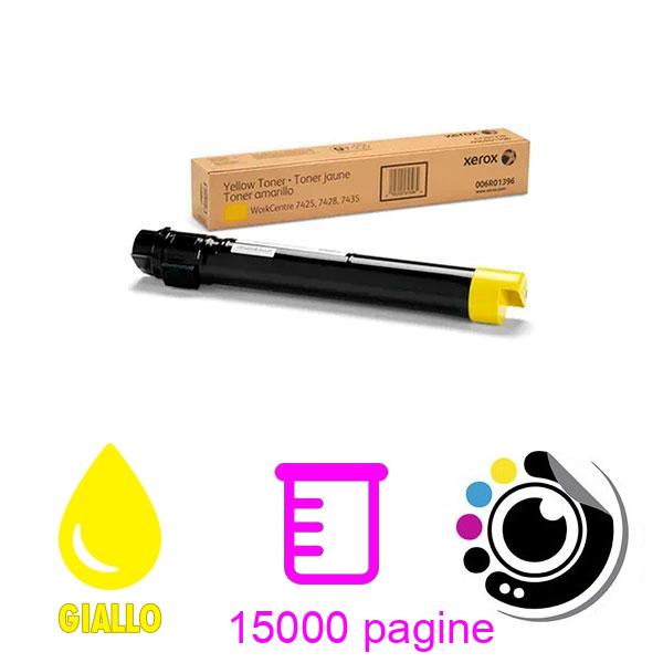 Toner Originale Xerox WorkCentre 7425/7428/7435 Giallo 006R01396