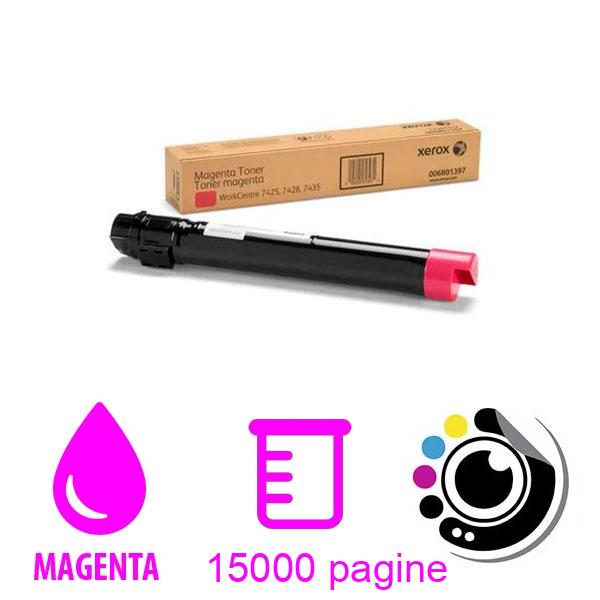 Toner Originale Xerox WorkCentre 7425/7428/7435 Magenta 006r01393