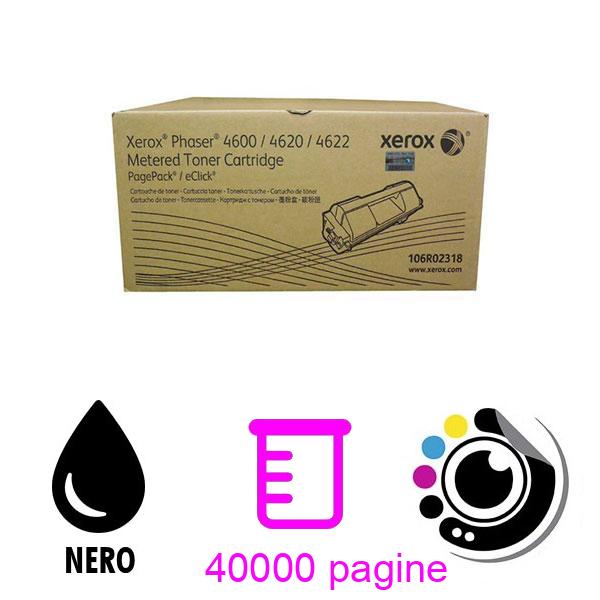 Toner Originale Xerox Phaser 4600 / 4620 / 4622 Nero 106R02318