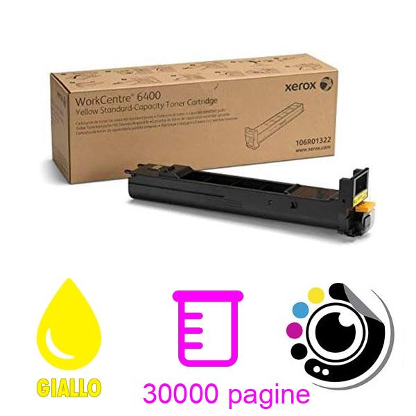 Toner Originale Xerox WorkCentre 6400 Giallo 106R01326