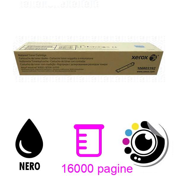 Original Toner Xerox B7025/7030/7035 Nero 106R03392